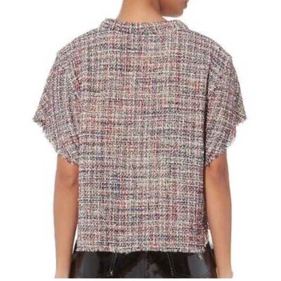 IRO —Devon Tweed Top … size 38 NWOT  ♥️A BEAUTIFUL soft tweed top !! - Picture 12 of 13